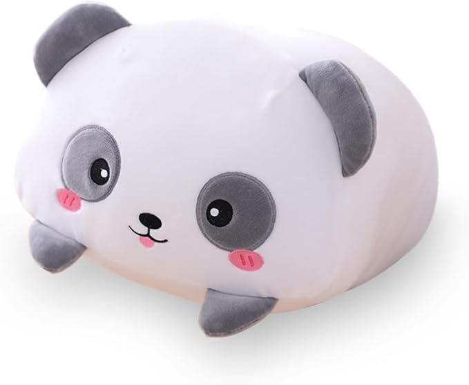 AIXINI 35.5 inch Cute Panda Plush Stuffed Animal Cylindrical Body Pillow,Super Soft Cartoon Hugging Toy Gifts