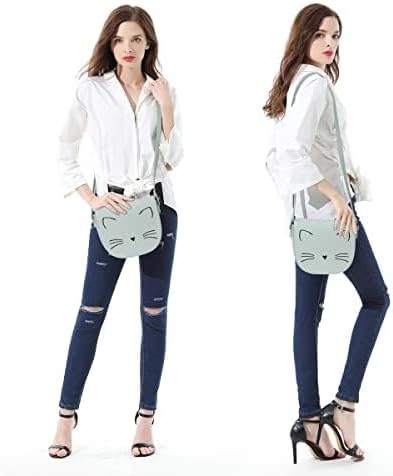 Gladdon Crossbody Bags for Teen Girls Small Fashion Preteen Purses Cat Birthday Gift for Girl