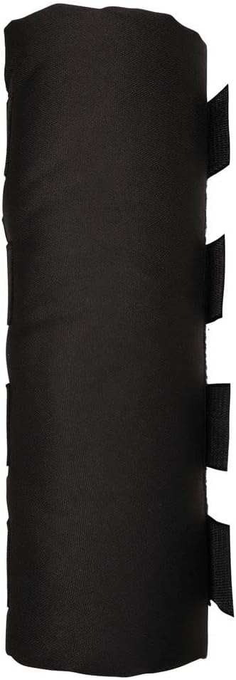 Dura-Tech Quick Wrap No Bow Leg Wraps for Horses | Size 12" | Color Black | Exceptional Leg Coverage | Versatile Use | Secure and Easy Application | Sold in Pairs