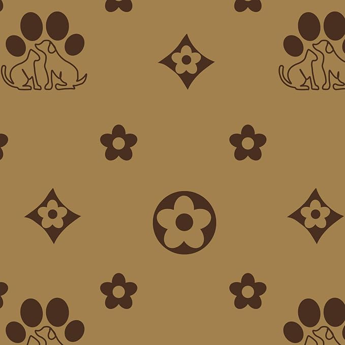 NESTROAD No Pull Dog Harness,Adjustable Oxford Dog Vest Harness with Leash,Reflective No-Choke Pet Harness with Easy Control Soft Handle for Small Dogs(Small,Light Brown)