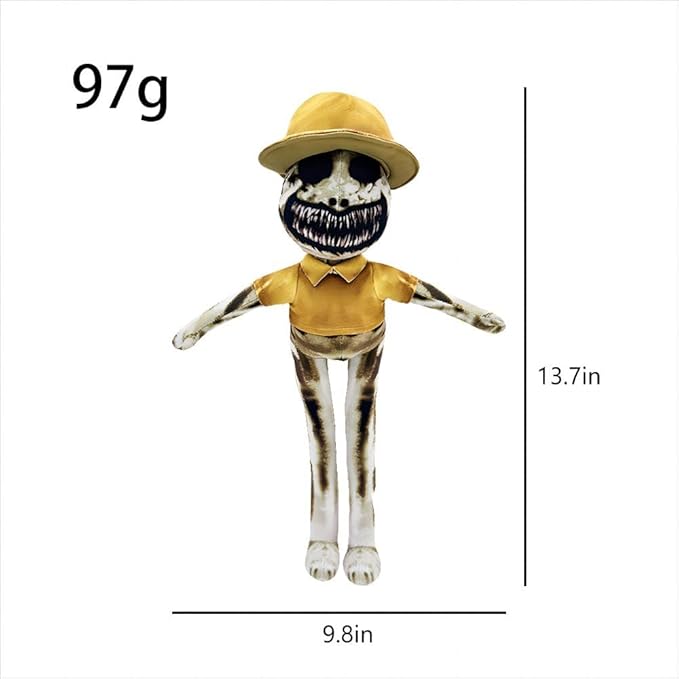 Zoon Nomaly Smile cat Plush Toy,Horror Game Plush Toy Makes a Great Gift for Fans and Friends Pillow Cosplay Cute Fans Collection Gift(Zoo-Keepers)