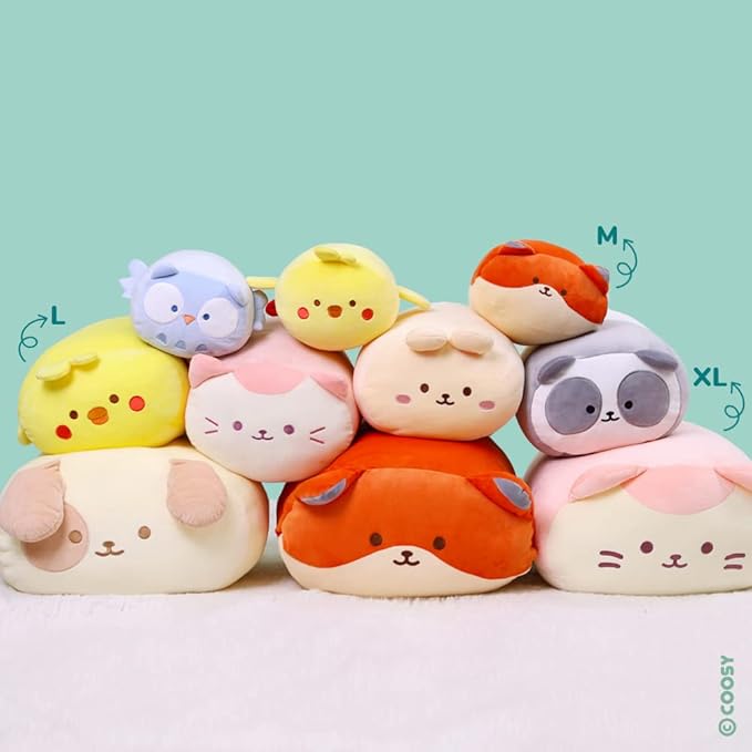 Anirollz Stuffed Animal Plush Toy – 20" Jumbo Plush Doll | Soft, Squishy, Cute, Comfort, Safe | Birthday Gift Pillow with Cute Character Yellow Chick Chickiroll