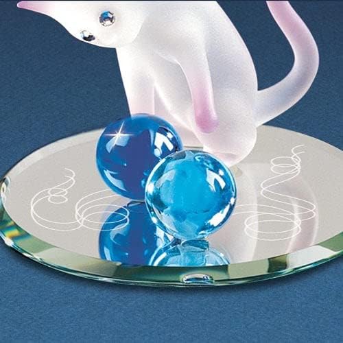 Glass Baron Curious Cat Figurine