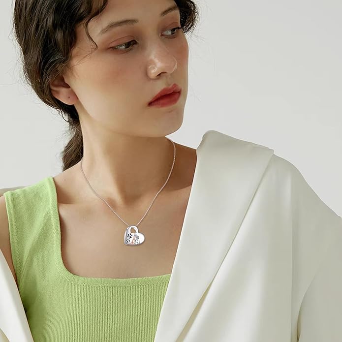 URONE Urn Necklaces for Ashes 925 Sterling Silver Abalone Shell Tree of Life Cremation Jewelry for Ashes Memory Jewelry for Women Men