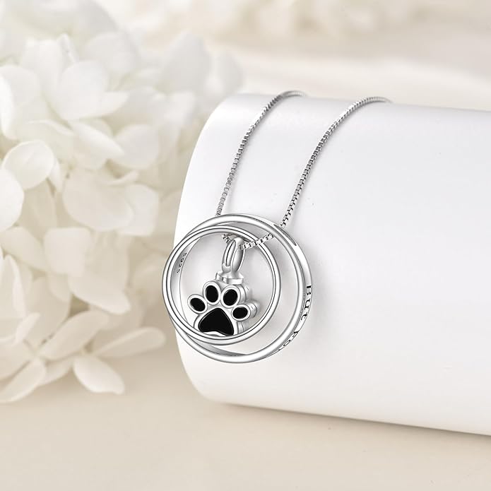 Tree of Life Urn Necklaces for Ashes 925 Sterling Silver Tree of Life Crystal Cremation Jewelry for Ashes Memory Jewelry for Women Men