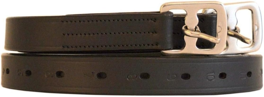 SIE 46”/ 48” / 54” / 56" / 60” English Premium Leather Stirrup Leathers Kids/Adult