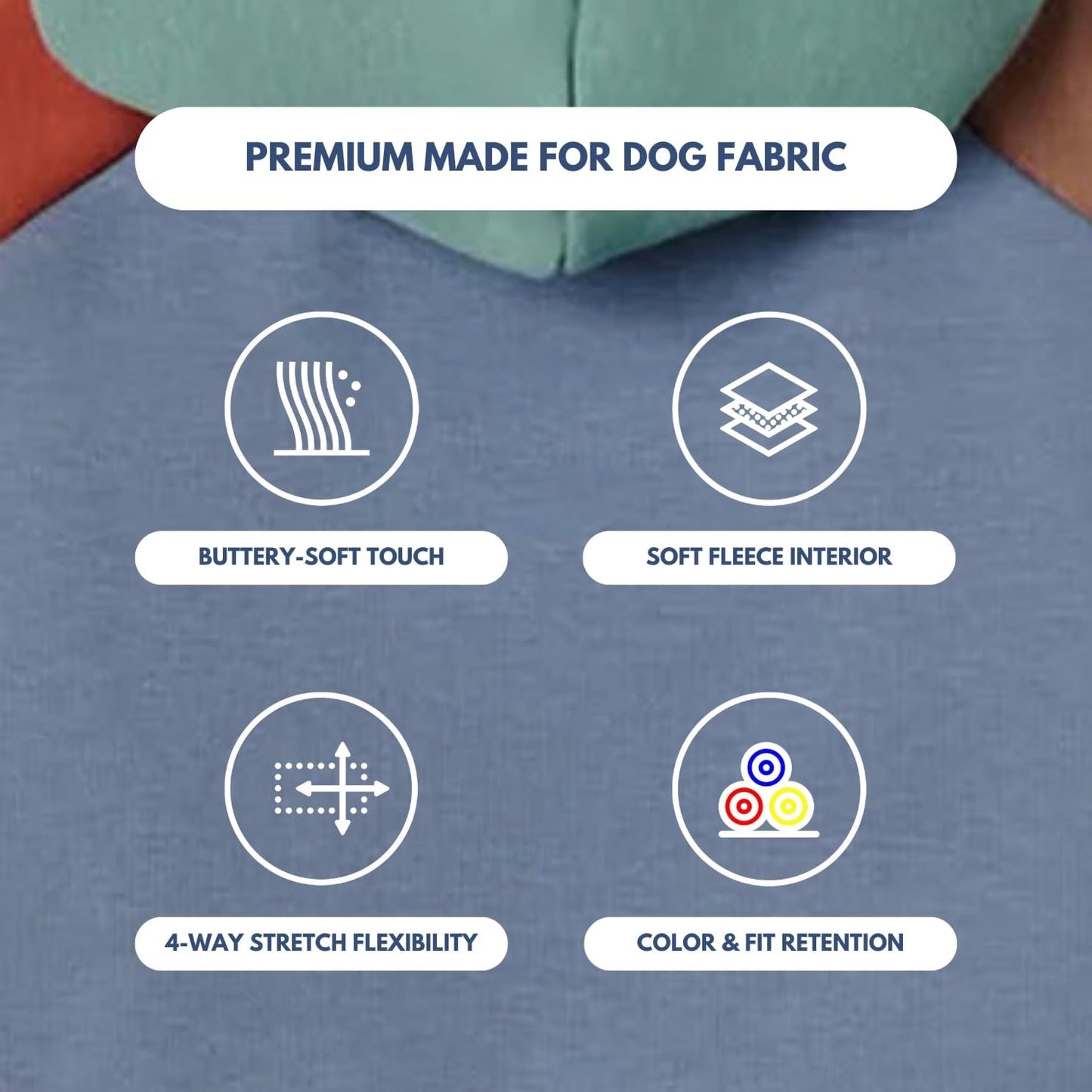 Spark Paws Dog Hoodie – Premium Dog Sweater for Small, Medium, and Large Dogs | Warm Outfits for French Bulldogs, Pitbull, Puppy, Winter Jacket Alternative - Alpine - S