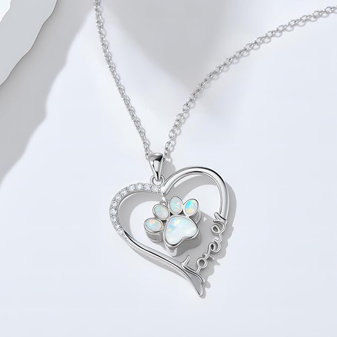 Urn necklace for Ashes 925 Sterling Silver Opal/Turquoise/Moonstone/Moss agate Pendant Cremation Memory Jewelry Keepsake Gifts for Women