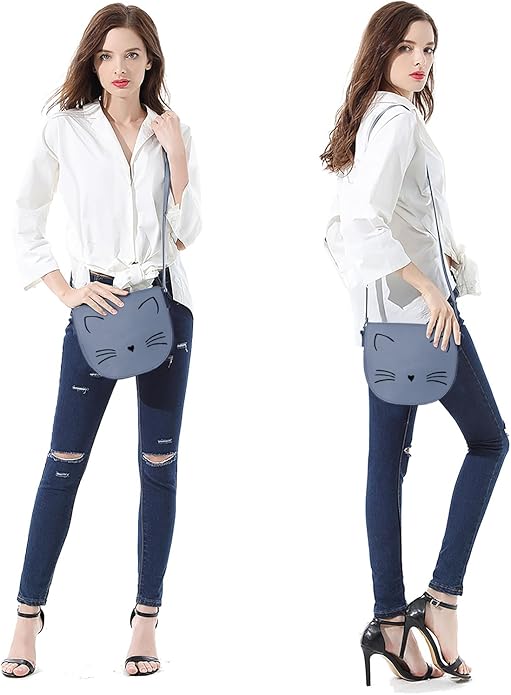 Gladdon Crossbody Bags for Teen Girls Small Fashion Preteen Purses Cat Birthday Gift for Girl