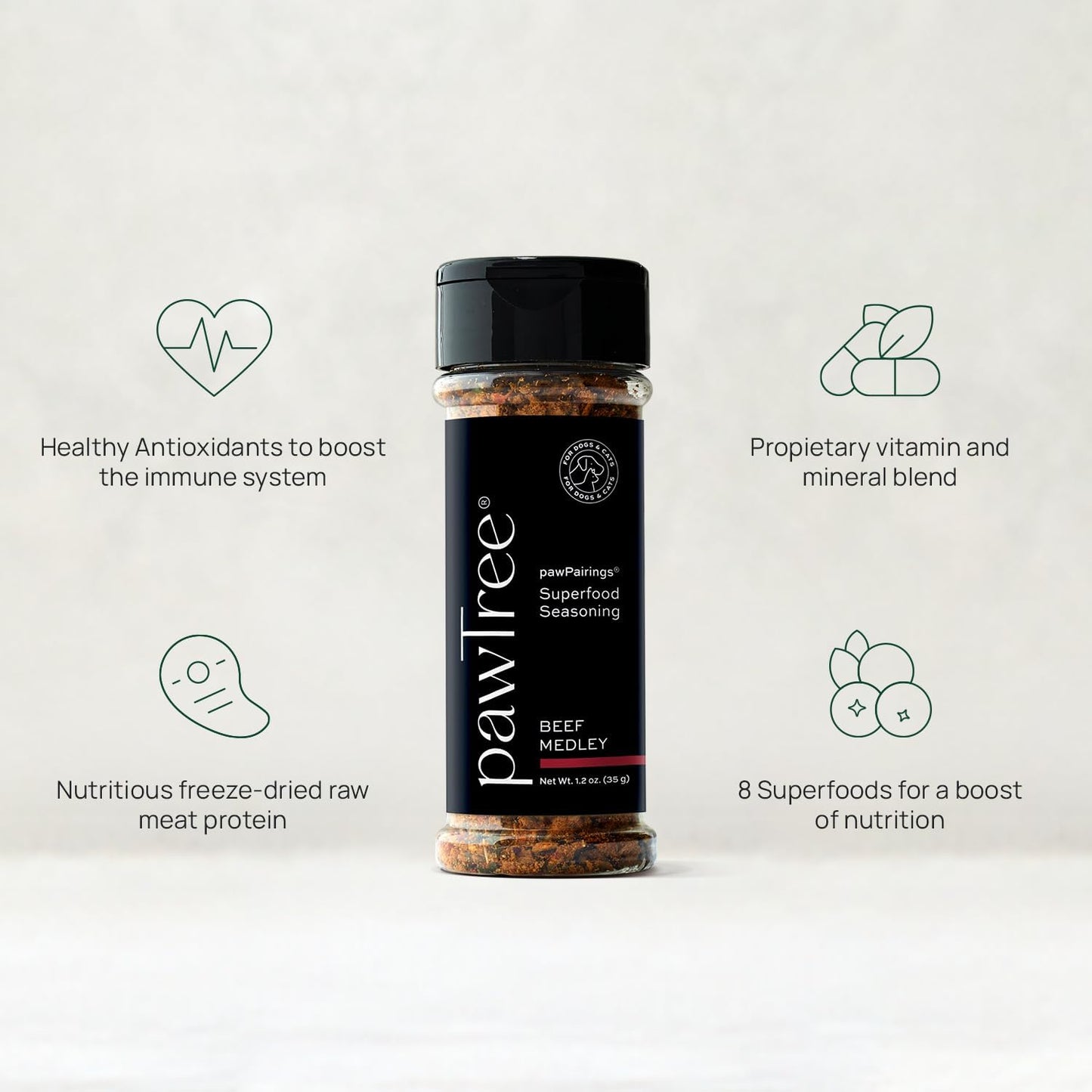 pawTree Unleash Your Inner Chef - pawPairings Pet Food Topper - 3Pack (Salmon, Beef, Chicken Liver)