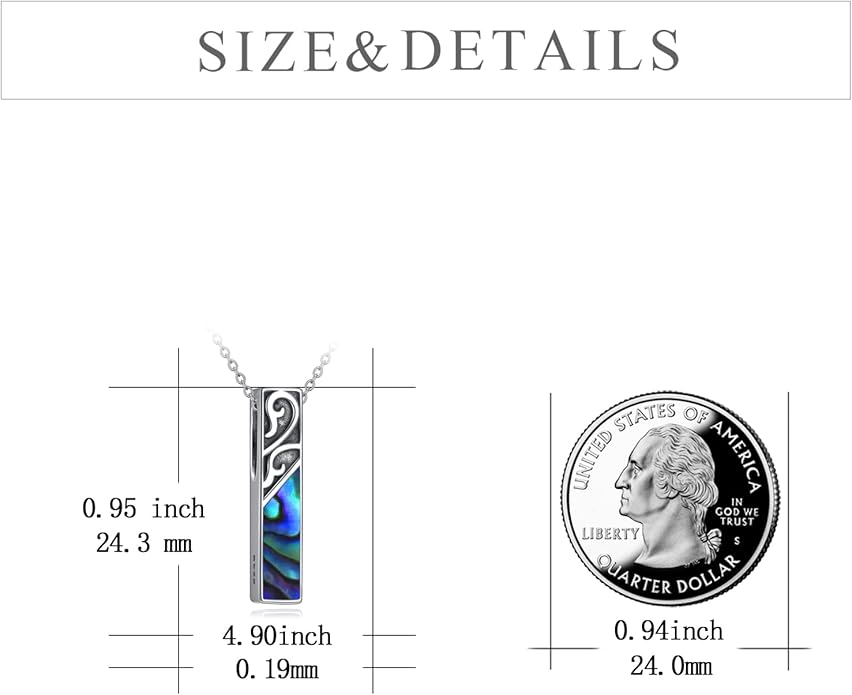 TIGER RIDER Urn Necklace for Ashes for Women 925 Sterling Silver Cremation Jewelry for Ashes