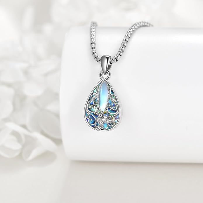 Tree of Life Urn Necklaces for Ashes 925 Sterling Silver Tree of Life Crystal Cremation Jewelry for Ashes Memory Jewelry for Women Men