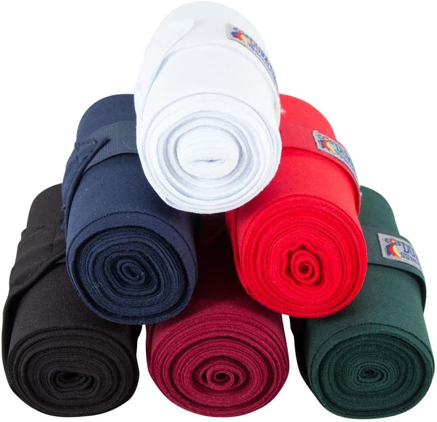 Dura-Tech Standing Wraps for Horses | Color Royal | Optimal Comfort & Support | Ideal for Post-Exercise & Trailering | Right Tension Application | Secure Closure