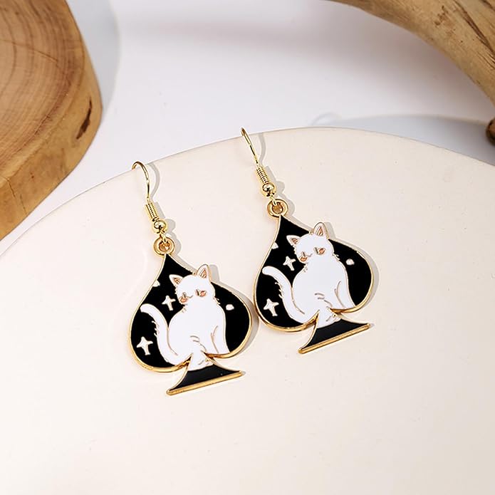 Cat Earrings for Women Trendy Stuff Mothers Day Gifts Funny Animal Stud Earrings Jewelry Gifts for Cat Lovers Birthday Christmas