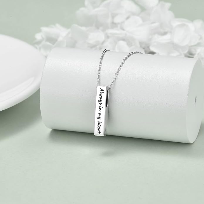 TIGER RIDER Urn Necklace for Ashes for Women 925 Sterling Silver Cremation Jewelry for Ashes