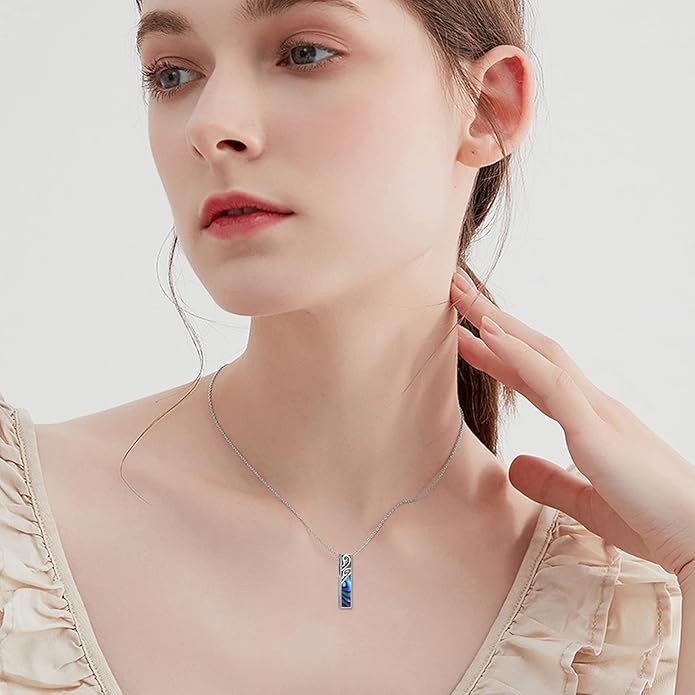 TIGER RIDER Urn Necklace for Ashes for Women 925 Sterling Silver Cremation Jewelry for Ashes