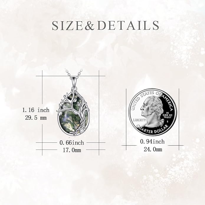 POPLYKE Tree of Life Necklace for Women 925 Sterling Silver Family Tree Pendant Jewelry Birthday Gifts