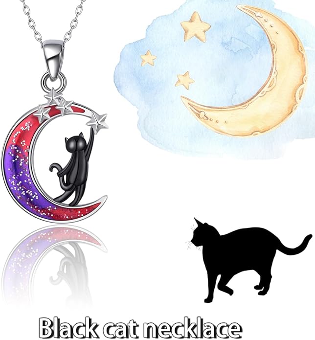 Penguin/Elephant/Frog Mushroom/Cat/Fox/Highland Cow/Axolotl/Yorkie Necklace Jewelry for Women Birthday Christmas Gifts