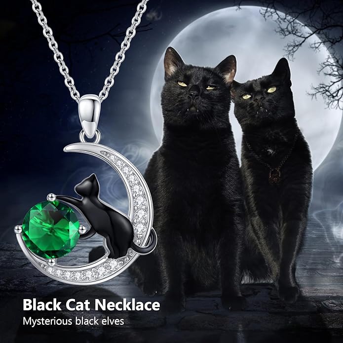 Animal Necklace 925 Sterling Silver Cat/Dog/Fox/Axolotl/Highland Cow Pendant Necklace Cute Animal Jewelry Graduation Gifts for Women
