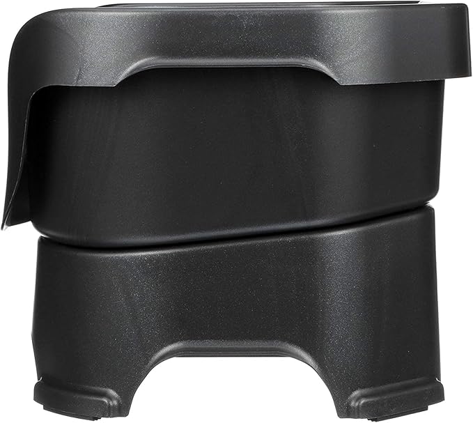 Neater Pet Brands Neater Feeder Deluxe Mess Proof Dog Bowls Elevated for Medium Dogs 19-40 lbs, Made in USA, No Spill Raised Dog Food Bowl Stand Feeding Station, Food and Water Bowl Set, Black