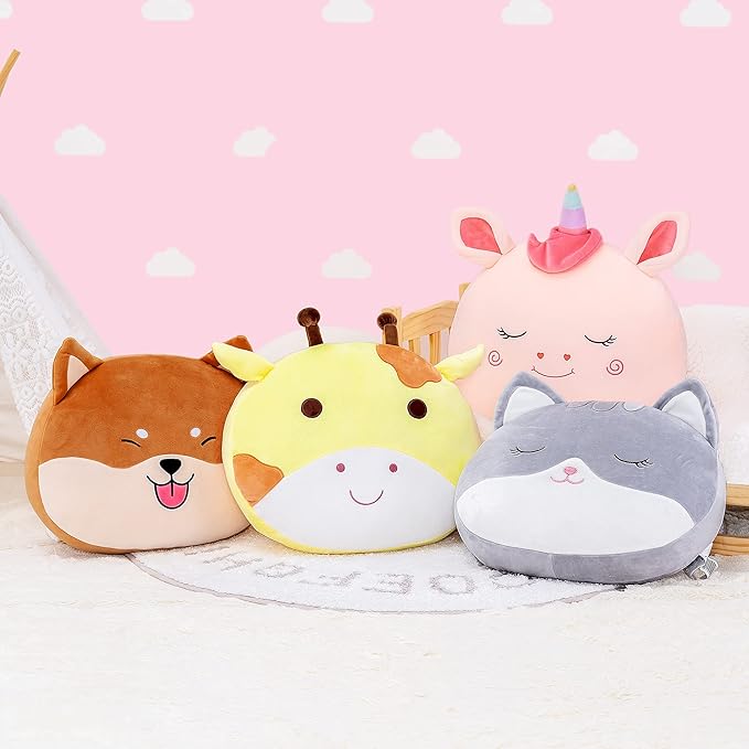 Lazada Shiba Inu Dog Plush Kids Pillow Toys Gift for Toddler for Girls Brown 15 Inches