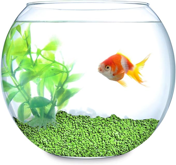 Hygloss Products Craft Rocks, Mini Stones for Art Projects - Bucket O' Gravel, Neon Green, 1 lb