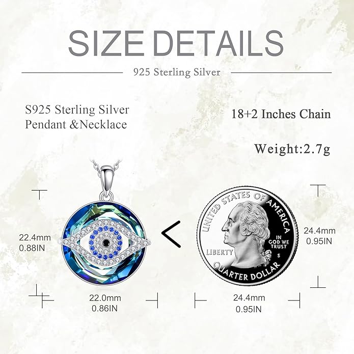 Turtle/Black Cat/Compass Necklace Sterling Silver Crystal Pendant Necklaces Cute Animal Jewerly for Women Mom