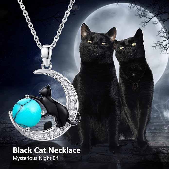 Animal Necklace 925 Sterling Silver Cat/Dog/Fox/Axolotl/Highland Cow Pendant Necklace Cute Animal Jewelry Graduation Gifts for Women
