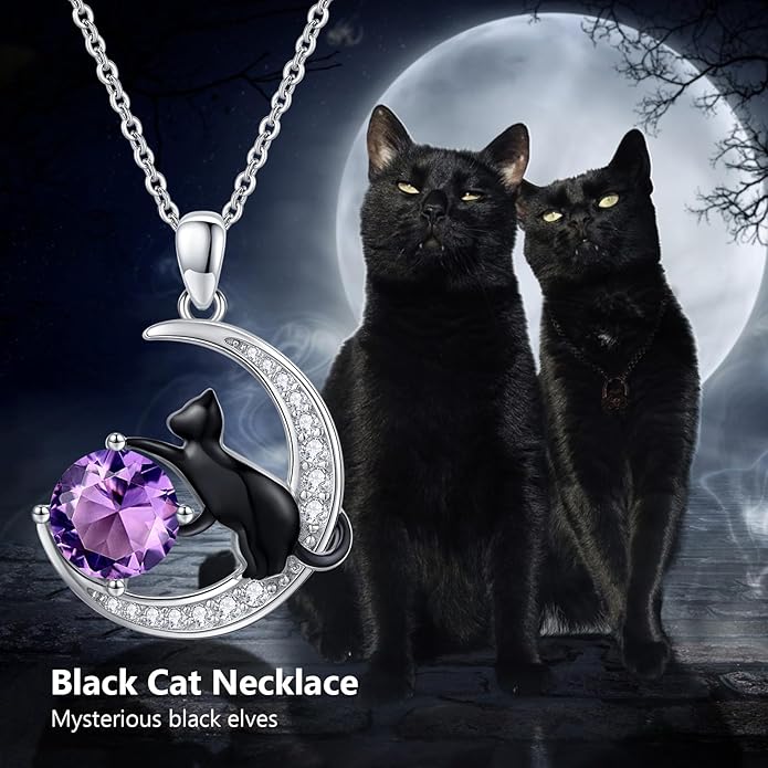 Animal Necklace 925 Sterling Silver Cat/Dog/Fox/Axolotl/Highland Cow Pendant Necklace Cute Animal Jewelry Graduation Gifts for Women