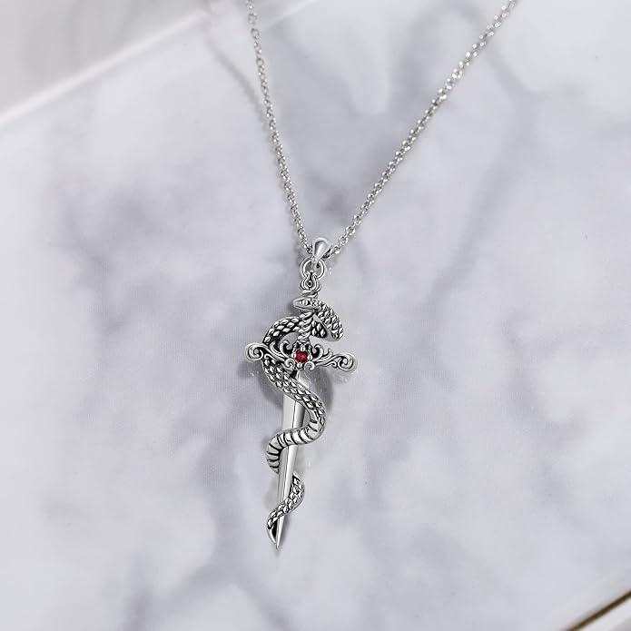 Sterling Silver Cute Animal Pendant Necklace Fox/Snake/Unicorn/Owl on Moon/Rabbit/Horse Necklace Jewelry Gifts for Women Mom Sister
