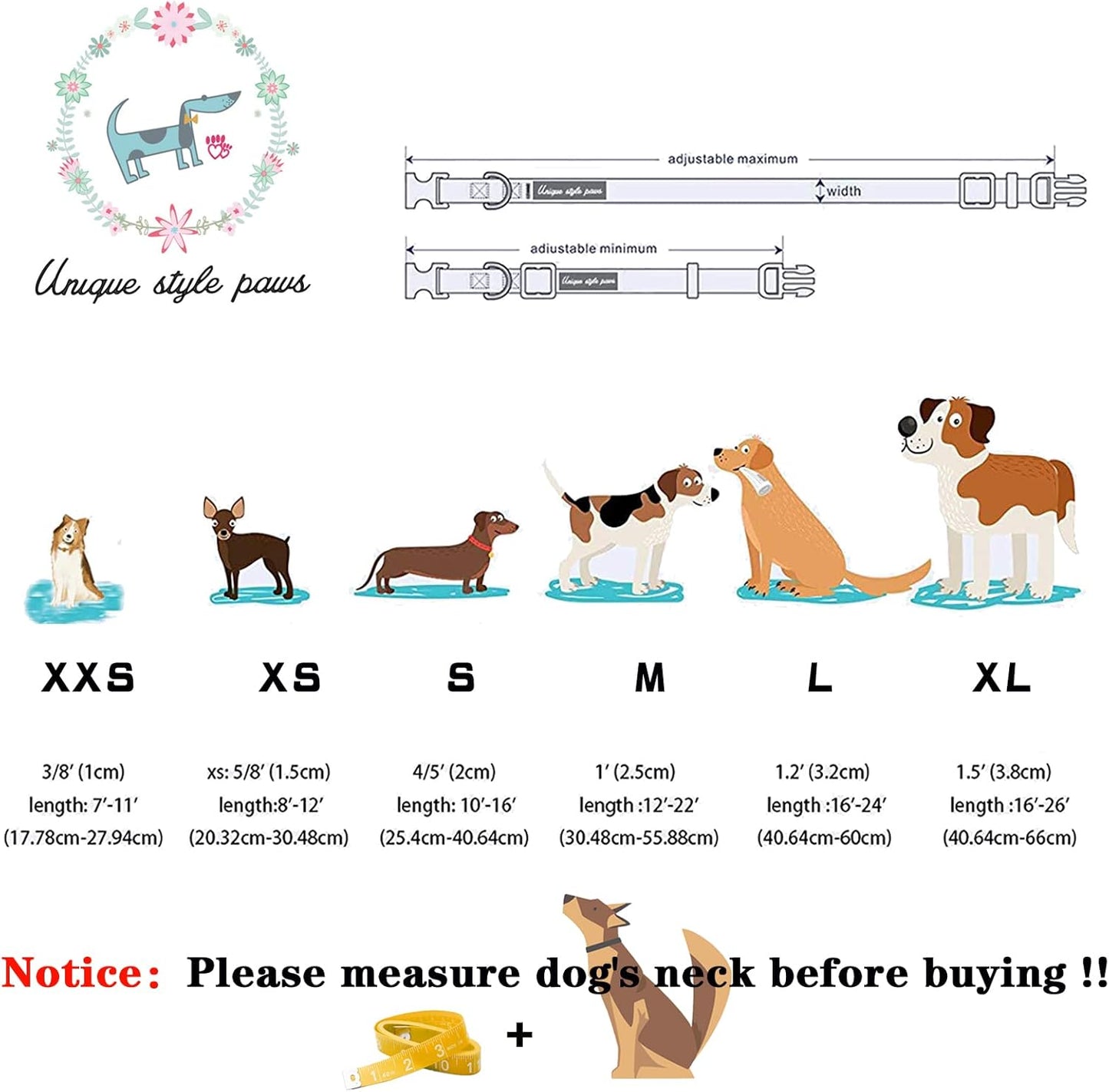 Unique style paws Halloween Dog Collar with Bow Tie Pumpkin Cotton Collar Adjustable Puppy Collar for Small Medium Large Dogs-XL