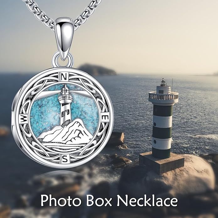 ONEFINITY Tree of Life Locket Necklace Sterling Silver Locket Necklace That Holds Pictures Tree of Life Locket Pendant for Women Wife Girlfriend