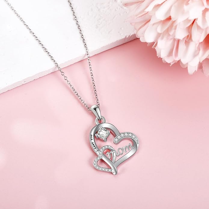 Sterling Silver Cute Animal Pendant Necklace Fox/Snake/Unicorn/Owl on Moon/Rabbit/Horse Necklace Jewelry Gifts for Women Mom Sister