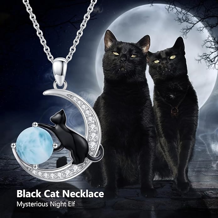 Animal Necklace 925 Sterling Silver Cat/Dog/Fox/Axolotl/Highland Cow Pendant Necklace Cute Animal Jewelry Graduation Gifts for Women