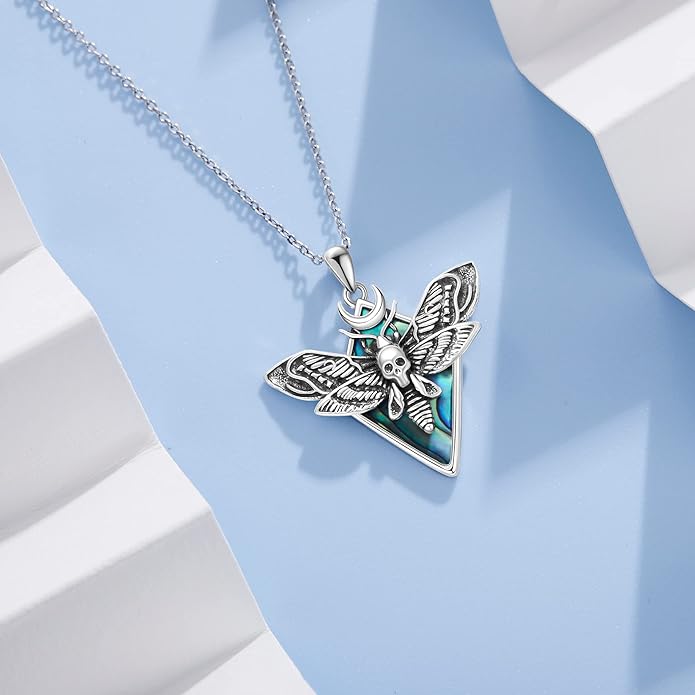 Sterling Silver Cute Animal Pendant Necklace Fox/Snake/Unicorn/Owl on Moon/Rabbit/Horse Necklace Jewelry Gifts for Women Mom Sister