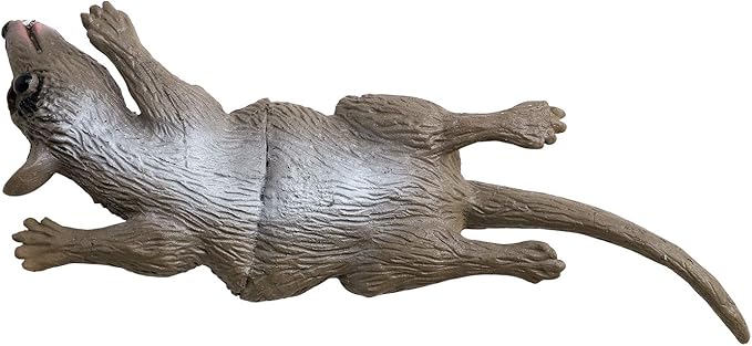 Halloween Decor Haning Rat Prop Realistic Looking Spooky Mice Rats Fake Dead Mouse Terrible Prank Props Cats Dogs Interesting Toys Halloween Party Favors Vampire Rats for Haunted House Decoration