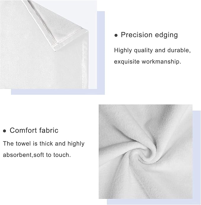 Vintage Seashells 3 Piece Towel Bathroom Sets, 1 Bath Towel, 1 Washcloth, 1 Hand Towel, Cotton Fast Dry Soft Absorbent Towel Set for Home Kitchen Family