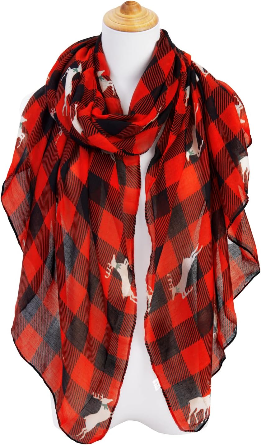 E-Clover Fashion Scarf for Women Lightweight Scarves Shawl Wrap for Spring/Summer Winter