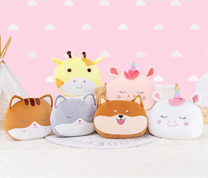 Lazada Stuffed Unicorn Plush Kids Pillow Toys Gift for Toddler for Girls Pink 15 Inches