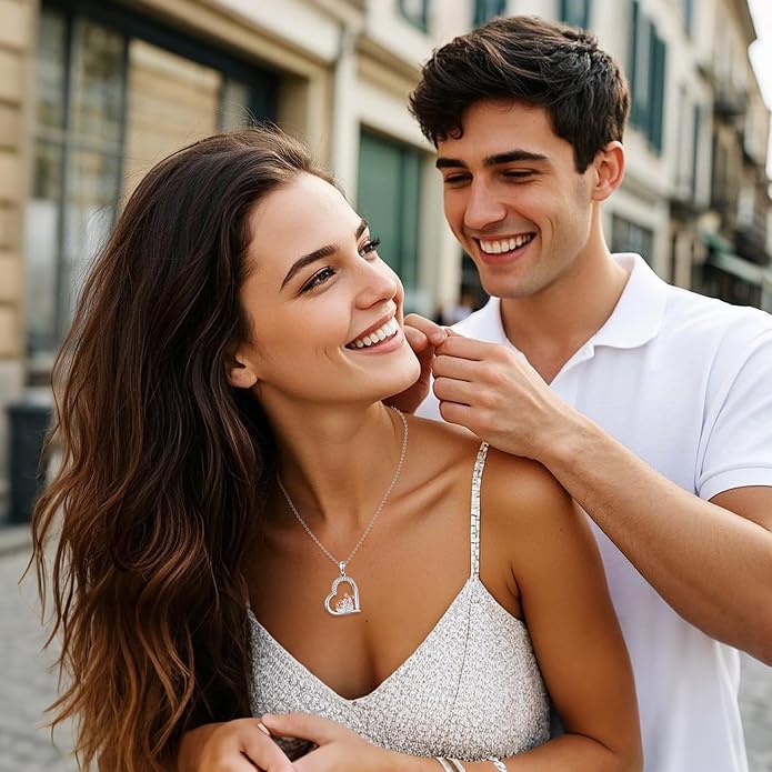 Cat Squirrel Llama Raccoon Tiger Cheetah Elephant Fox Sloth Koala Monkey Horse Dinosaur Axolotl Necklace Animal Pendant Heart Necklace 925 Sterling Silver