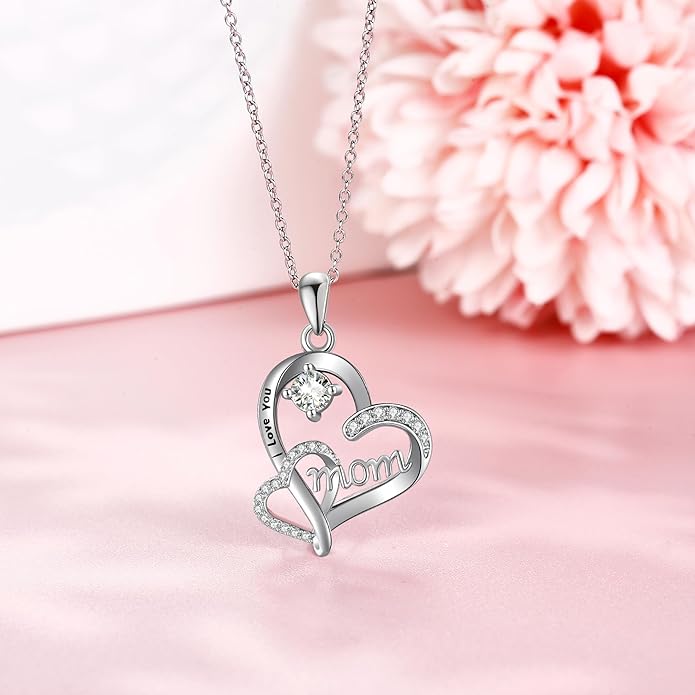 Sterling Silver Cute Animal Pendant Necklace Fox/Snake/Unicorn/Owl on Moon/Rabbit/Horse Necklace Jewelry Gifts for Women Mom Sister