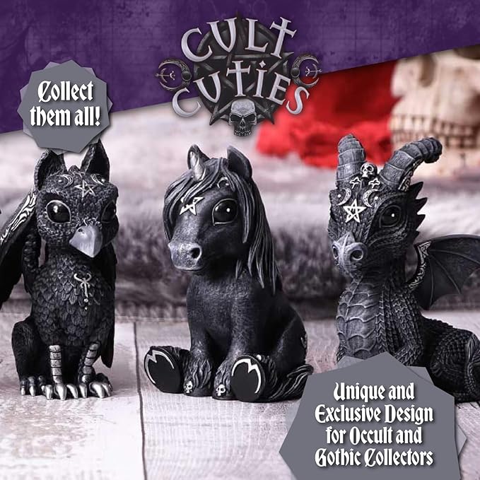 Nemesis Now Cult Cuties Adorable Occult Figurines, Bewitching Evil Spirit Creatures, Hand-Painted, Resin - Ouroboros