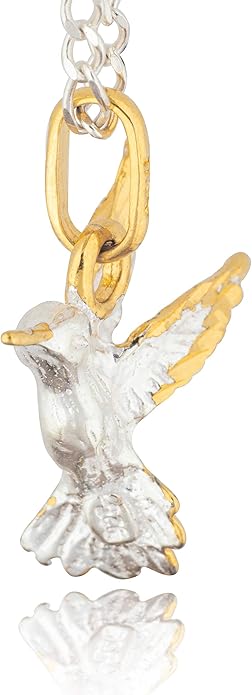 TAMI Hummingbird Necklace for Wowen Gold - Sterling Silver Hummingbird Jewelry Pendant - Unique Hummingbirds Gift for Women - Birds Accessories Design