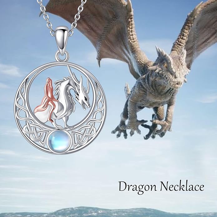 Animal and Human Necklace Sterling Silver 925 Cute Animal Necklaces Jewelry Gift For Women