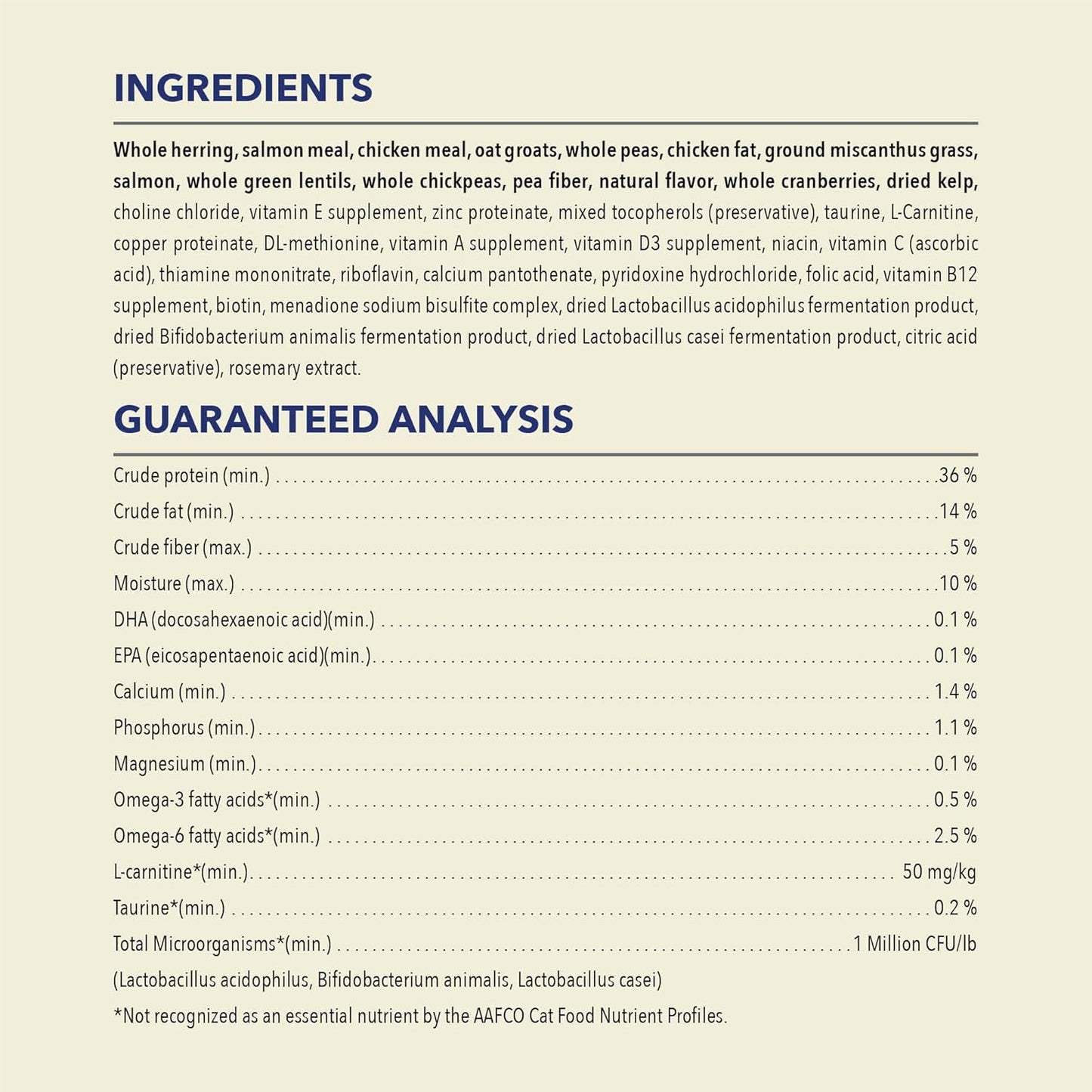 ACANA Indoor Entrée Fish Recipe Dry Cat Food 4lb Bag