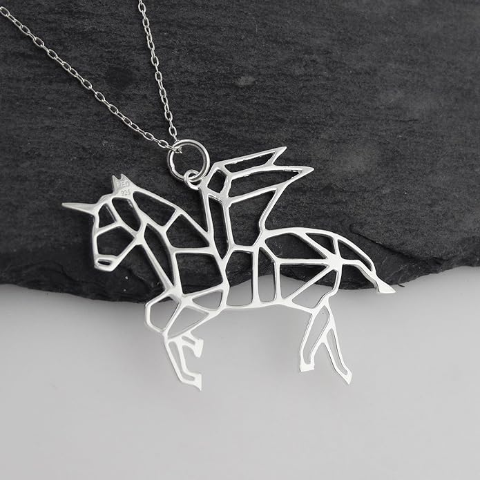 FashionJunkie4Life Dainty Origami Animal Pendant Necklaces