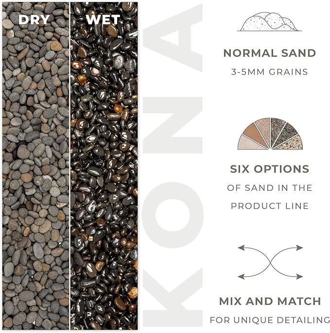 Ultum Nature Systems Controsand Kona Aquarium Sand (8L) - Freshwater Tank Substrate for Live Shrimp & Planted Aquariums