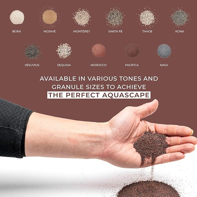 Ultum Nature Systems Controsand Pacifica Gravel (3L) - Small Pebbles for Fish Tank - Planted Aquarium Rocks - Fish Tank Substrate - Aquarium Pebbles - Versatile Fish Tank Stones