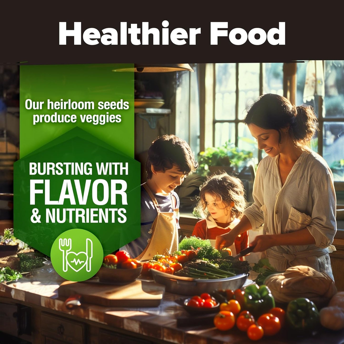 20 Heirloom Vegetable Seeds - 10,000+ Survival Seeds and Emergency Prepper Gear - Non GMO Vegetable Seeds for Planting Home Garden Variety Pack