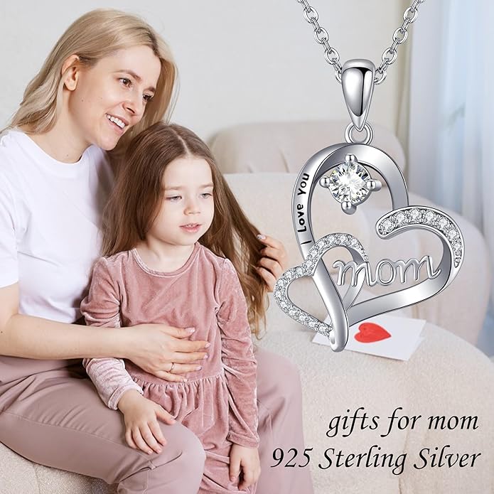 Sterling Silver Cute Animal Pendant Necklace Fox/Snake/Unicorn/Owl on Moon/Rabbit/Horse Necklace Jewelry Gifts for Women Mom Sister